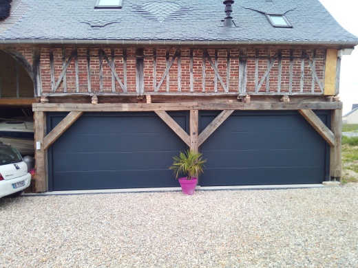 Installation de porte de garage près de Pont-Audemer (27)